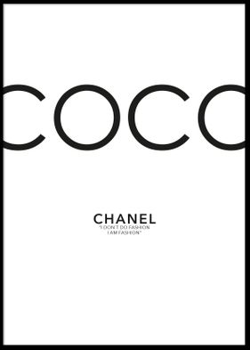 Coco Chanel 50x70