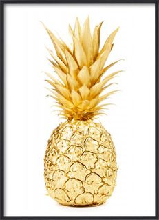 Gold pineapple 30x40