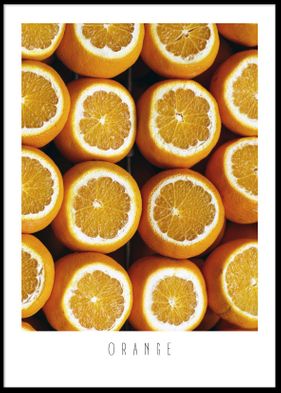 Orange poster 50x70